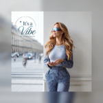 Featured image for “It’s a Vibe: Vibe Code Your Energy,” showing a stylish woman in reflective sunglasses holding a smartphone beside the DAOFitLife logo and the tagline “Smarter Tech. Stronger Humans.”