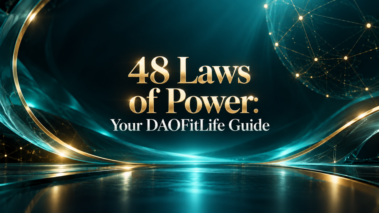Centered Image Displaying the 48 Laws of Power Logo