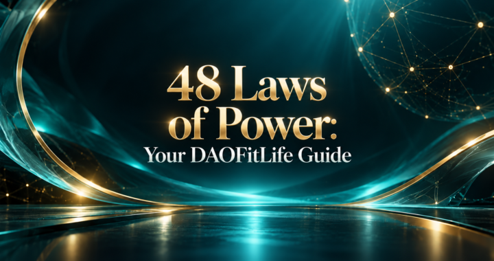 Centered Image Displaying the 48 Laws of Power Logo