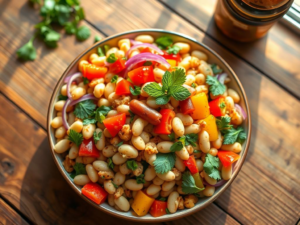 Read more about the article Indian Style White Bean Salad